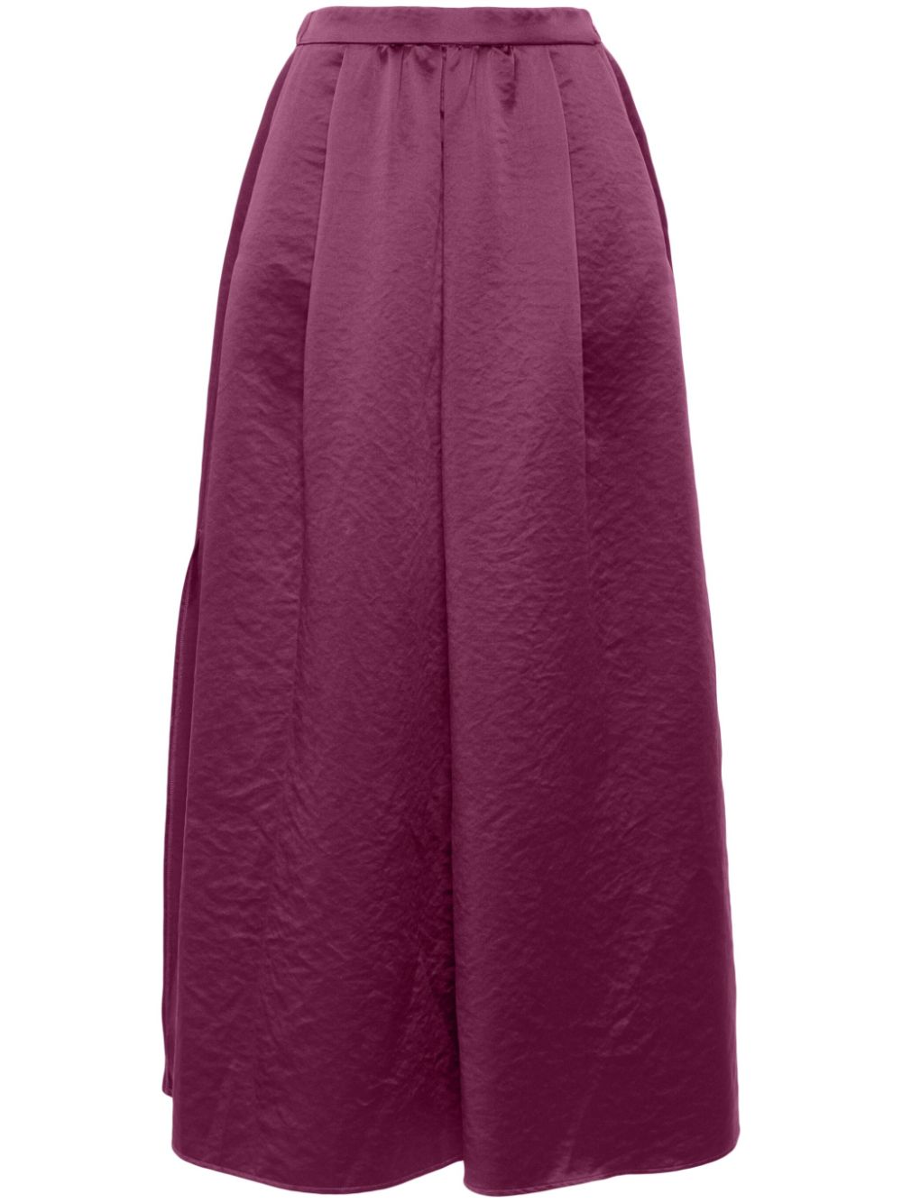 Gathered maxi skirt