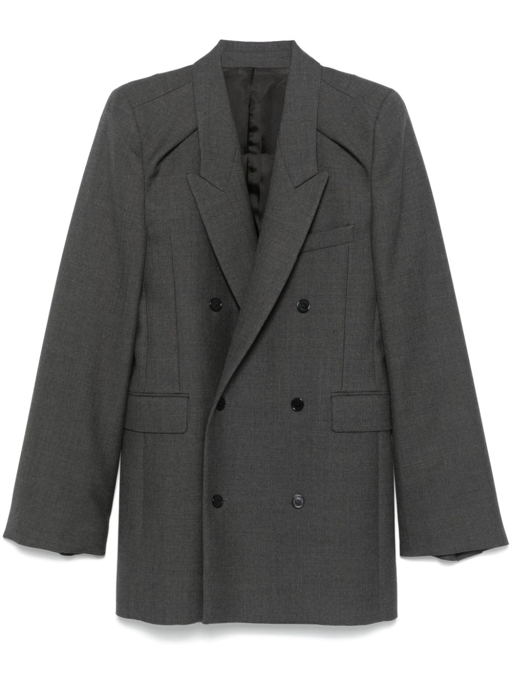 Double-breasted blazer - Grey