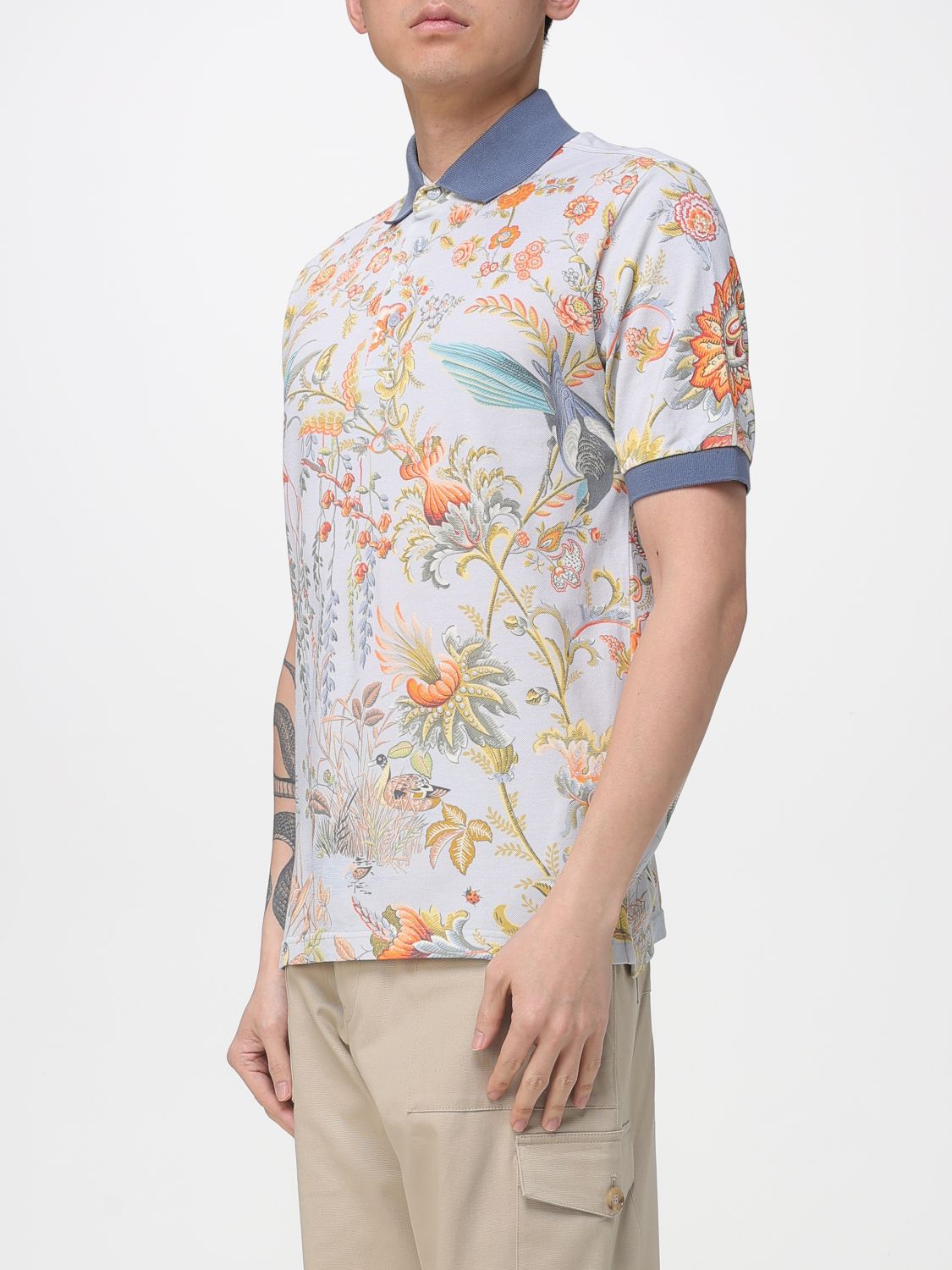Polo Shirt Men color Multicolor