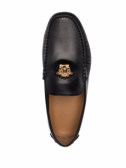 Medusa Head leather loafers