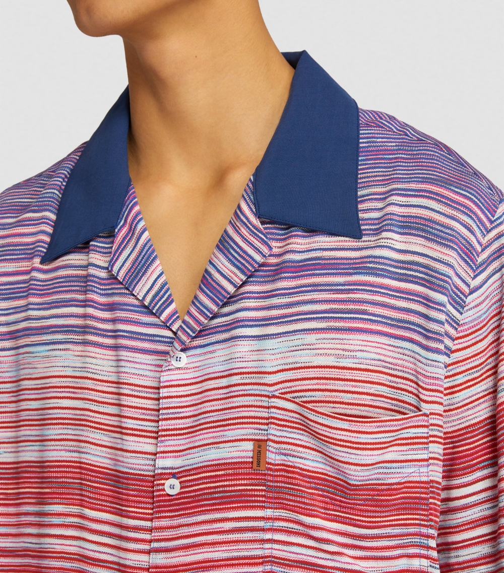 미쏘니 Striped Space-Dye Shirt