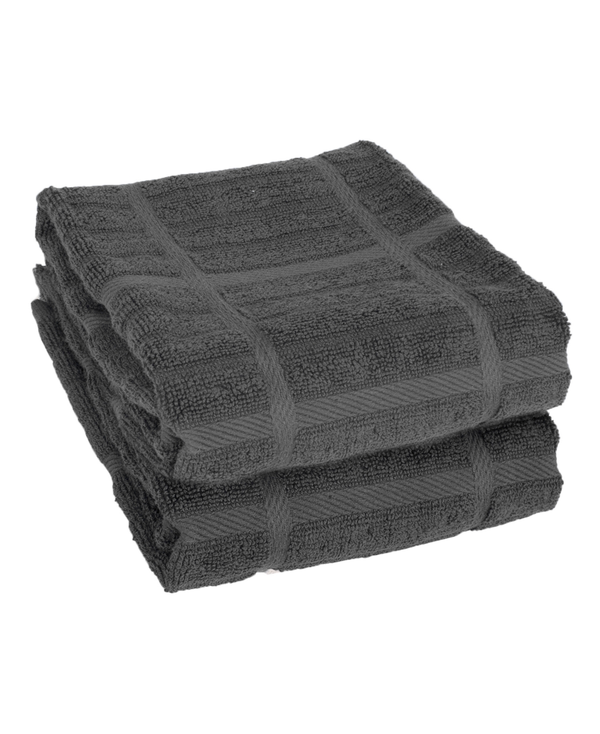 Solid Kitchen Towel, Set of 2 - Pewter