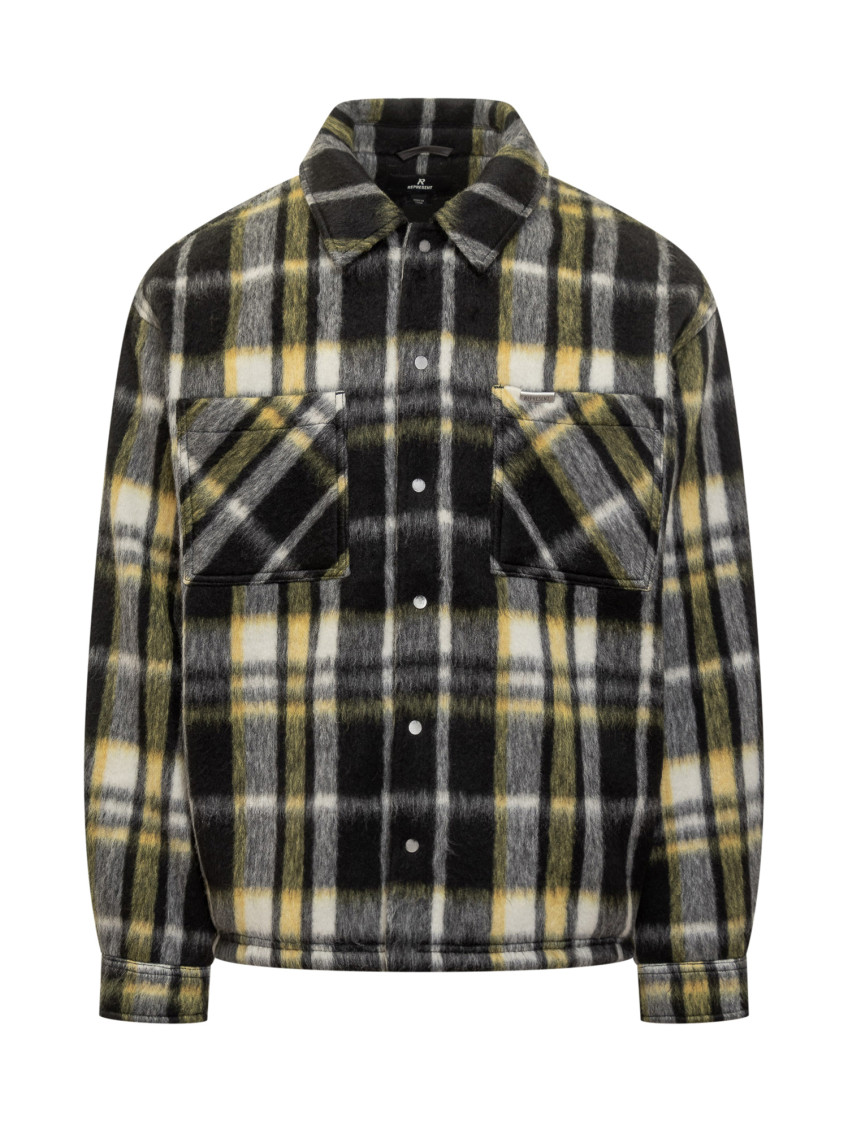 Wool Plaid Overshirt