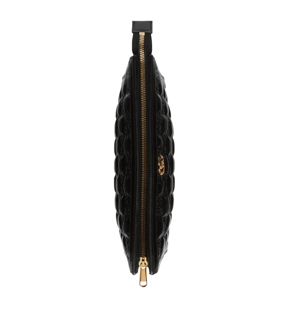Leather GG Matelassé Pouch