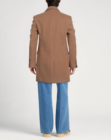 Man Coat Camel Size 38 Polyester