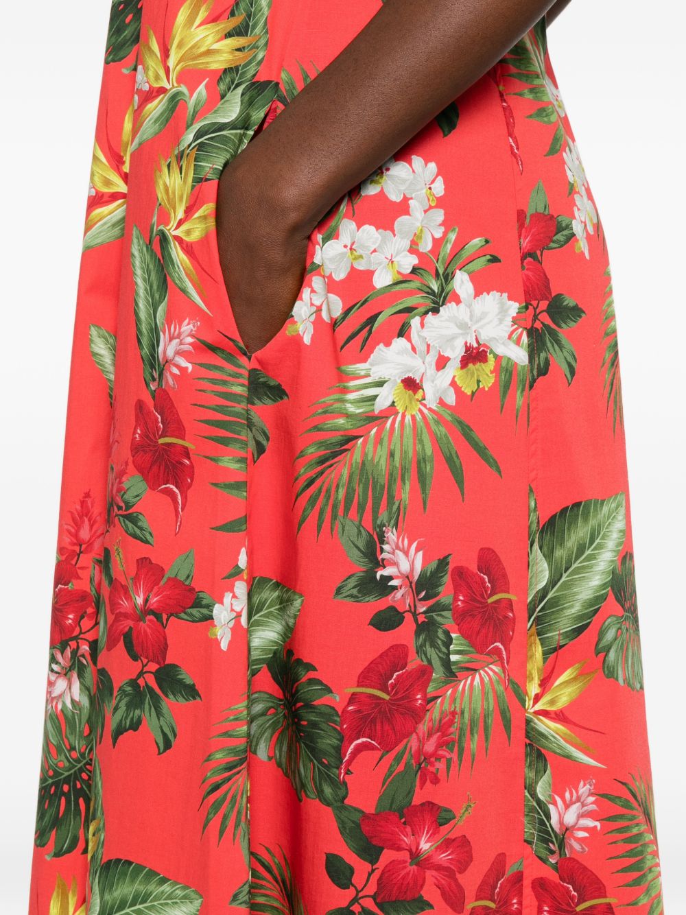 Robe midi en coton imprimé Archivio