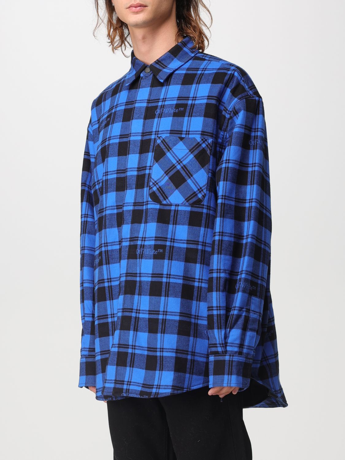 Shirt Men color Blue