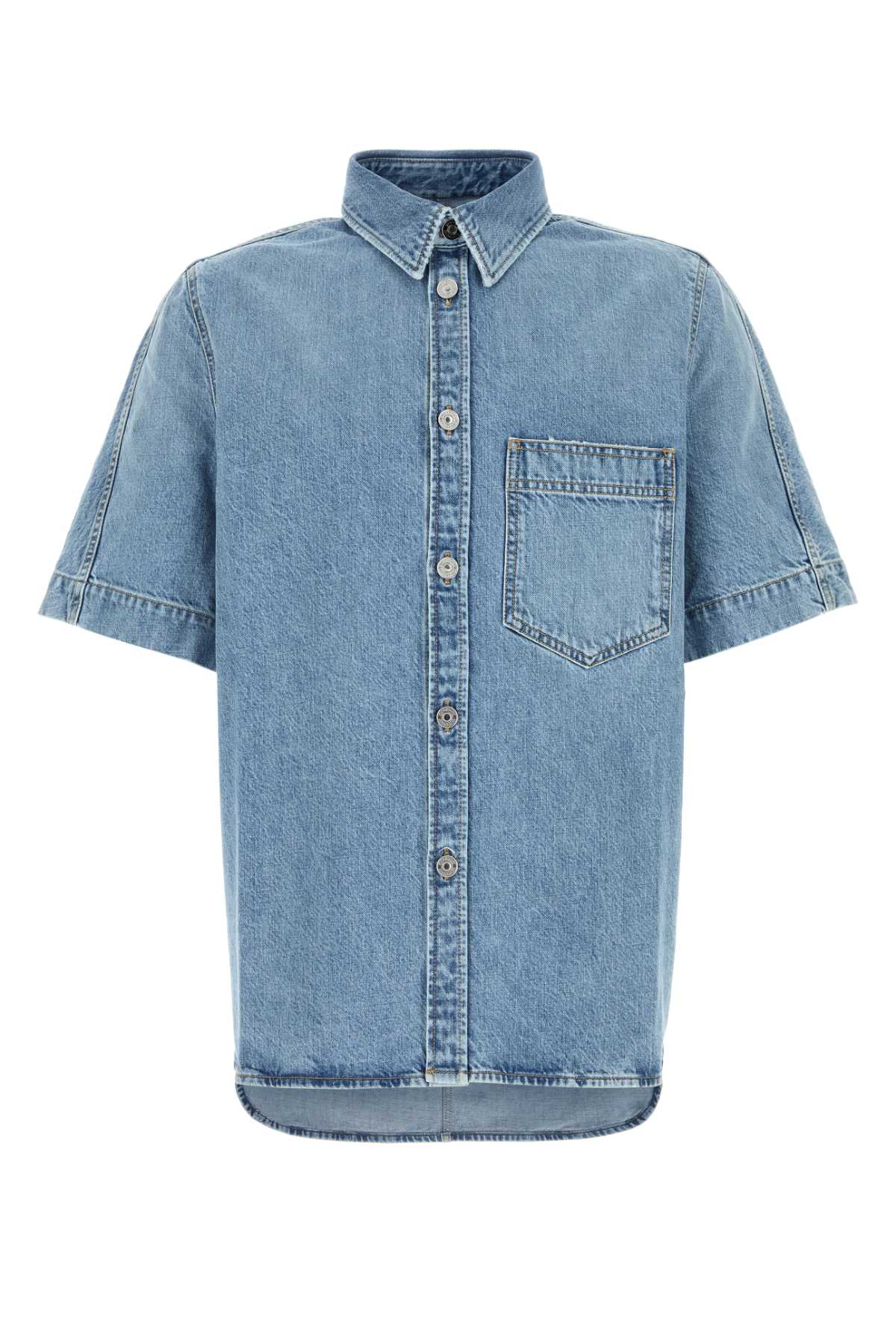 Givenchy - short sleeve denim shirt chest pocket
