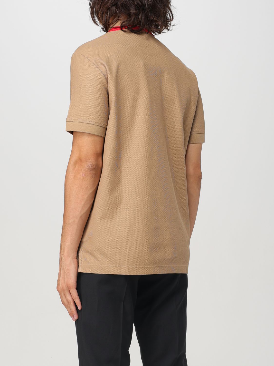 Polo Shirt Men color Camel