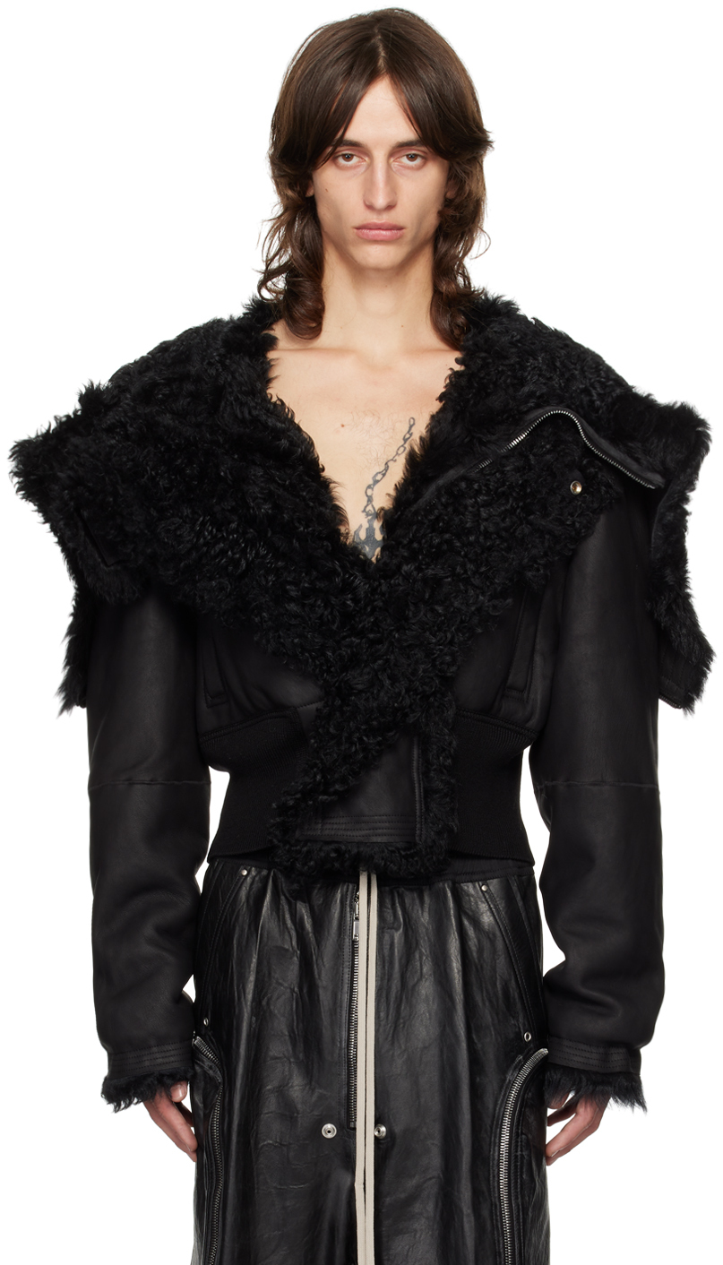 Rick Owens | Rick Owens Black Porterville Cropped Alice Reversible 