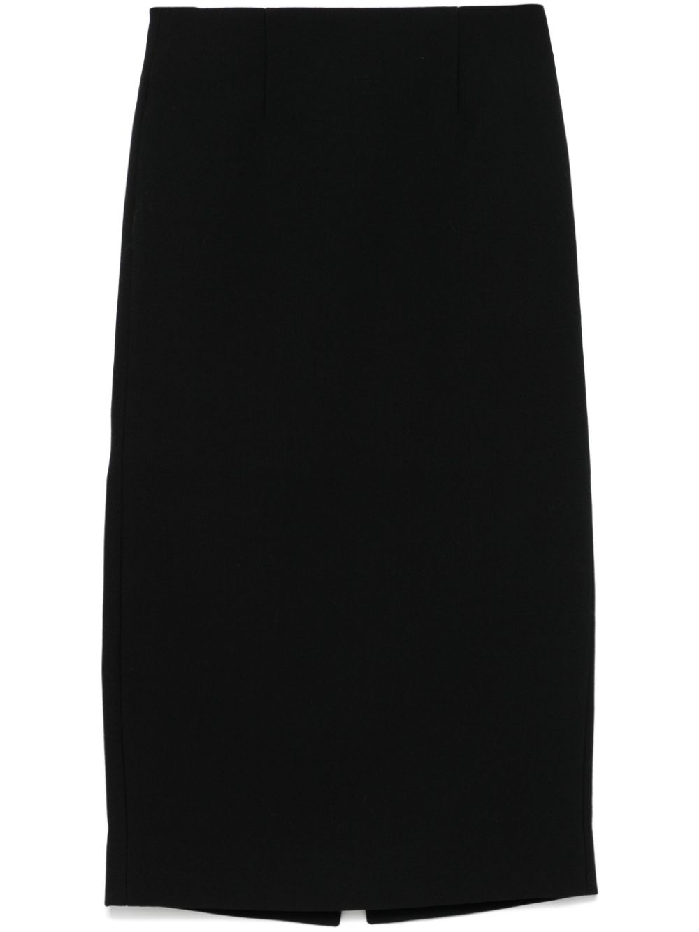 Pencil midi skirt - Black