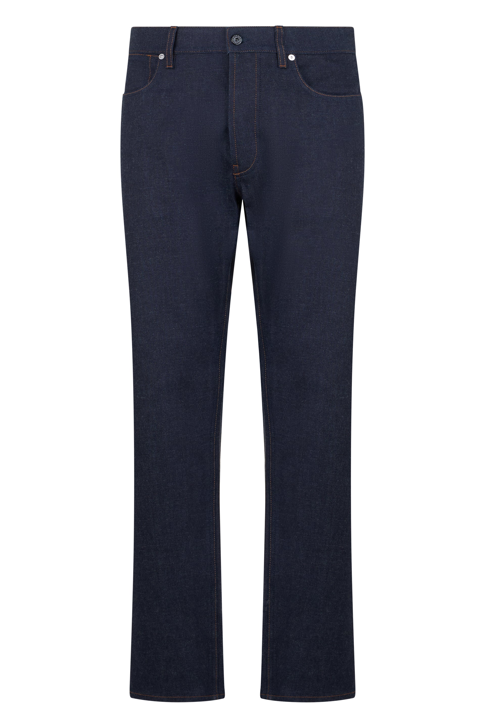 Straight Cut Denim Trousers for Men