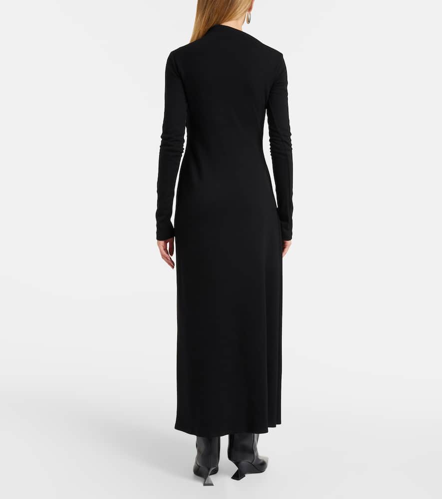 Edile wool and cotton-blend midi dress