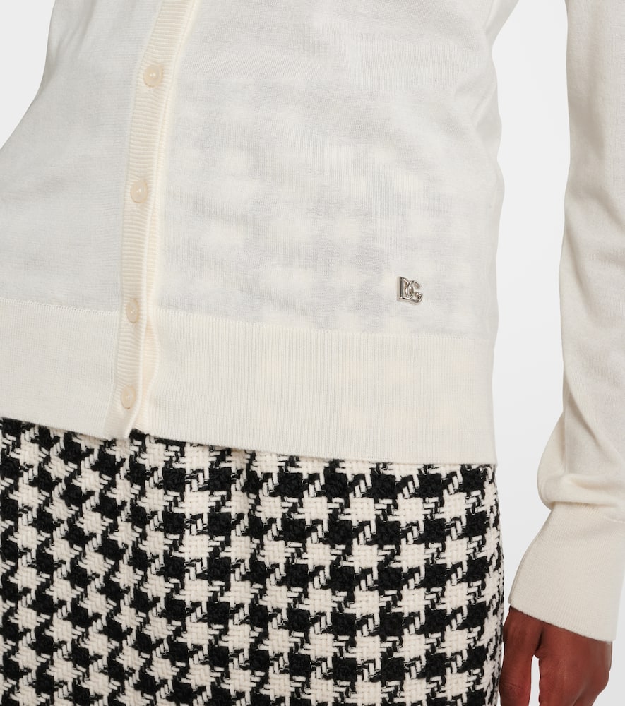 DG cashmere and silk cardigan