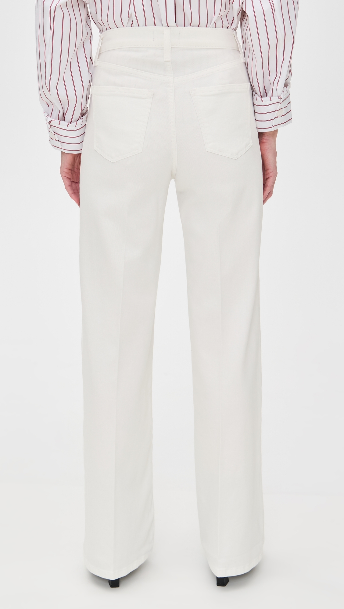 Joe's Jeans The Mia Wide Leg Petite Jeans White