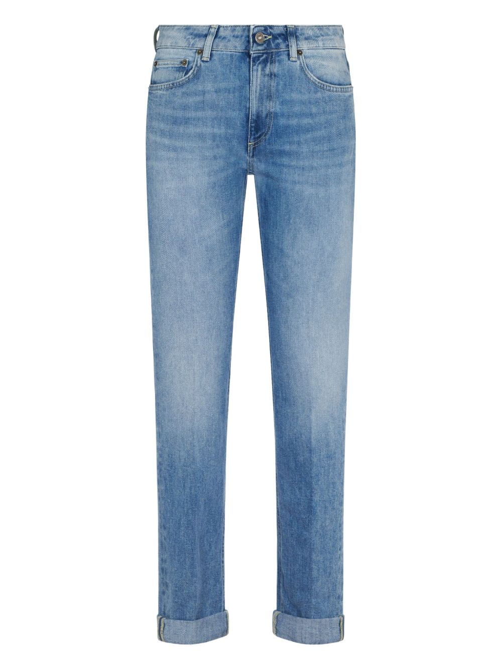 Light-wash tapered jeans - Blue