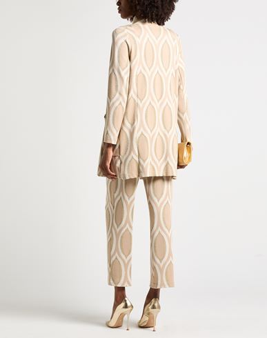 Woman Suit Beige Size S Viscose, Cotton, Polyester, Lurex