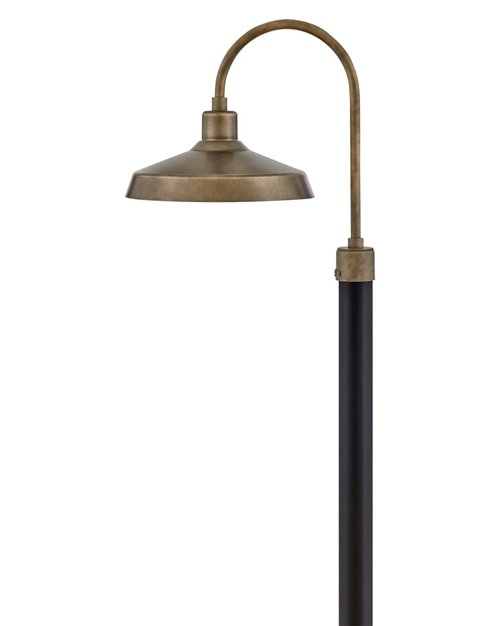 Burnished Bronze LED Post Top or Pier Mount Lantern from the Forge Collection