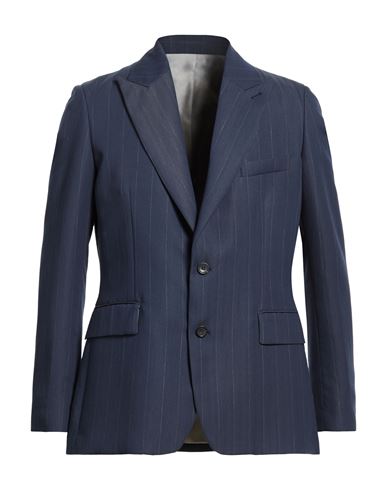 Man Blazer Midnight blue Size 42 Viscose, Polyester