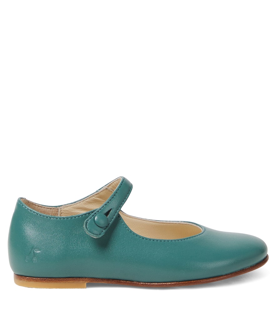 Ella leather Mary Jane flats