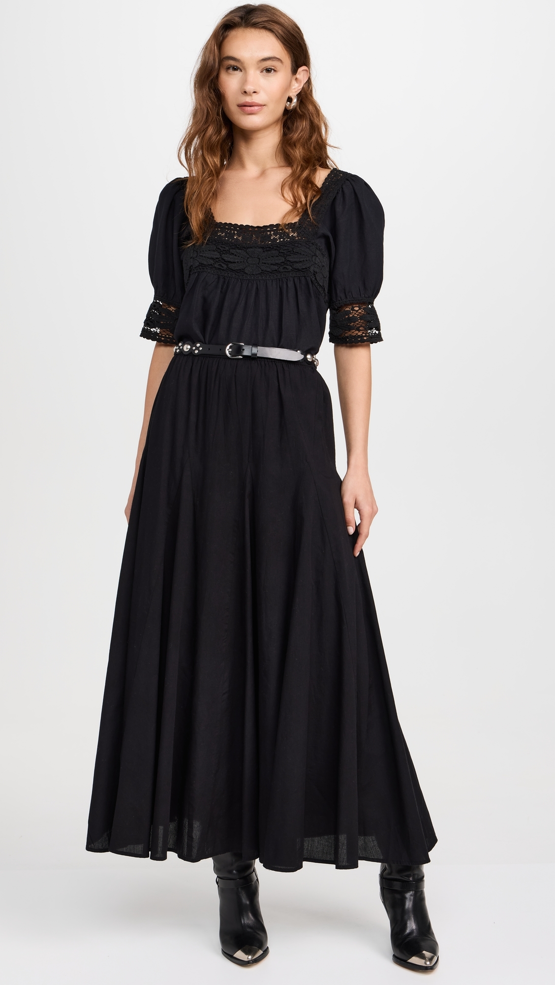 The Godet Skirt Black