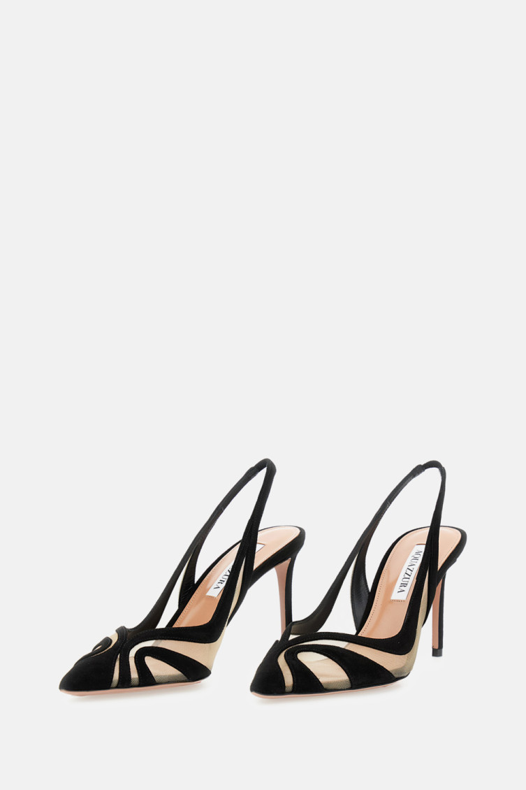 85mm Lune pumps - Black