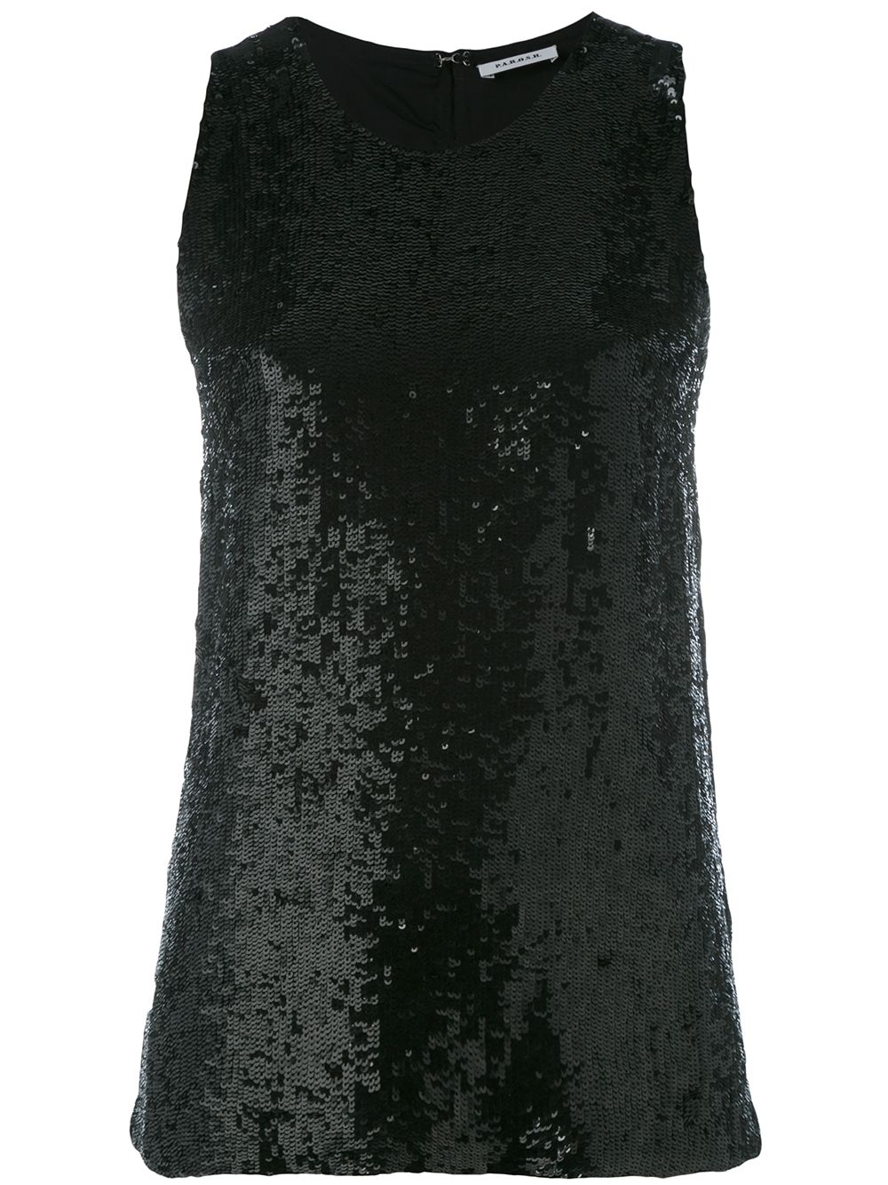 Sequin embellished tank top - Black