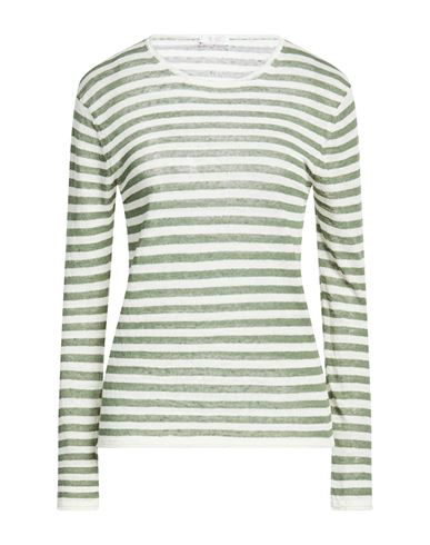 Woman Sweater Sage green Size S Linen, Polyamide