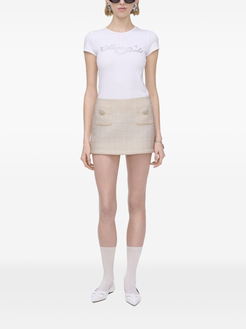 - Tweed Mini Skirt
