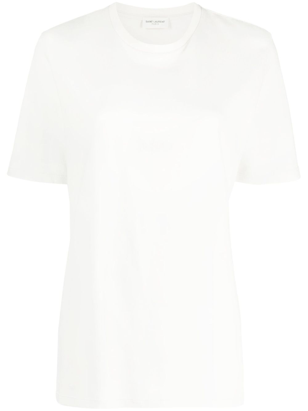 Logo-embroidered cotton T-shirt - Black