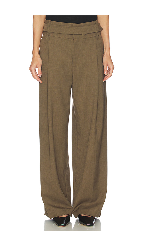 SIR. Sartoria Belted Trouser in Chocolate. 2/M. Also /XS, 1/S