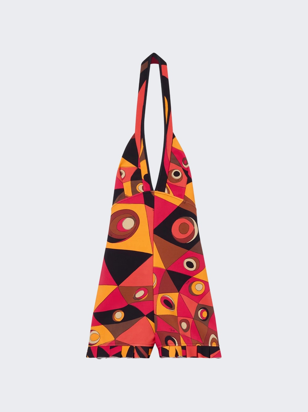 Occhi Print Jumpsuit Orange