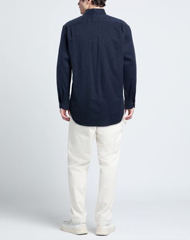Stenströms Man Shirt Slate blue Size L Cotton