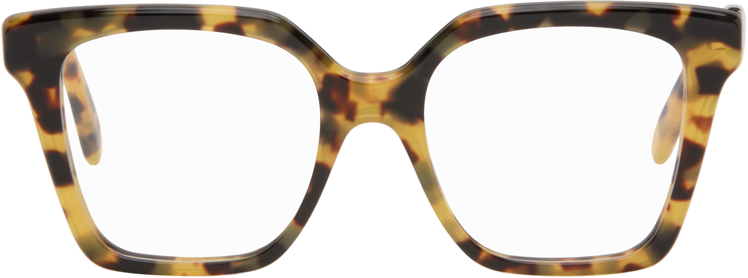 Yellow & Black Slim Glasses