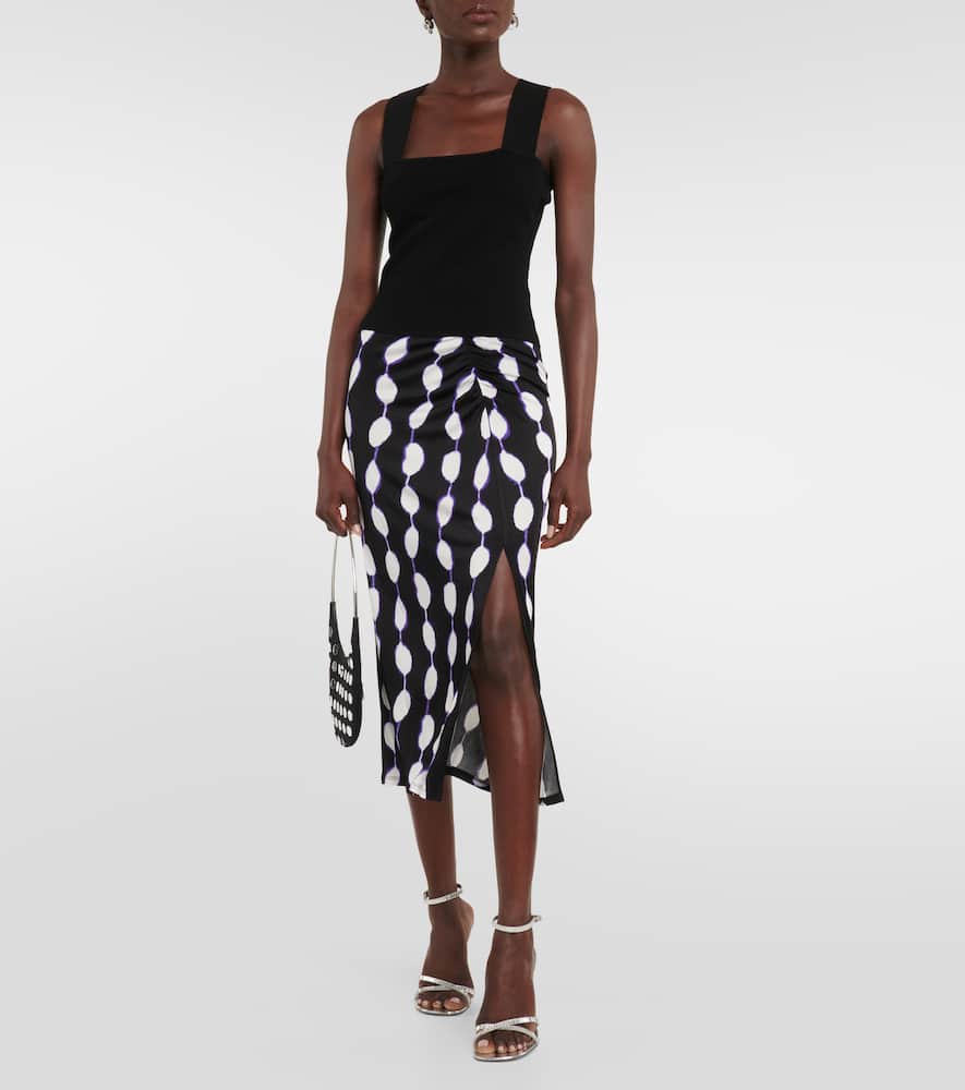 Diane von Furstenberg Emina printed jersey mini dress