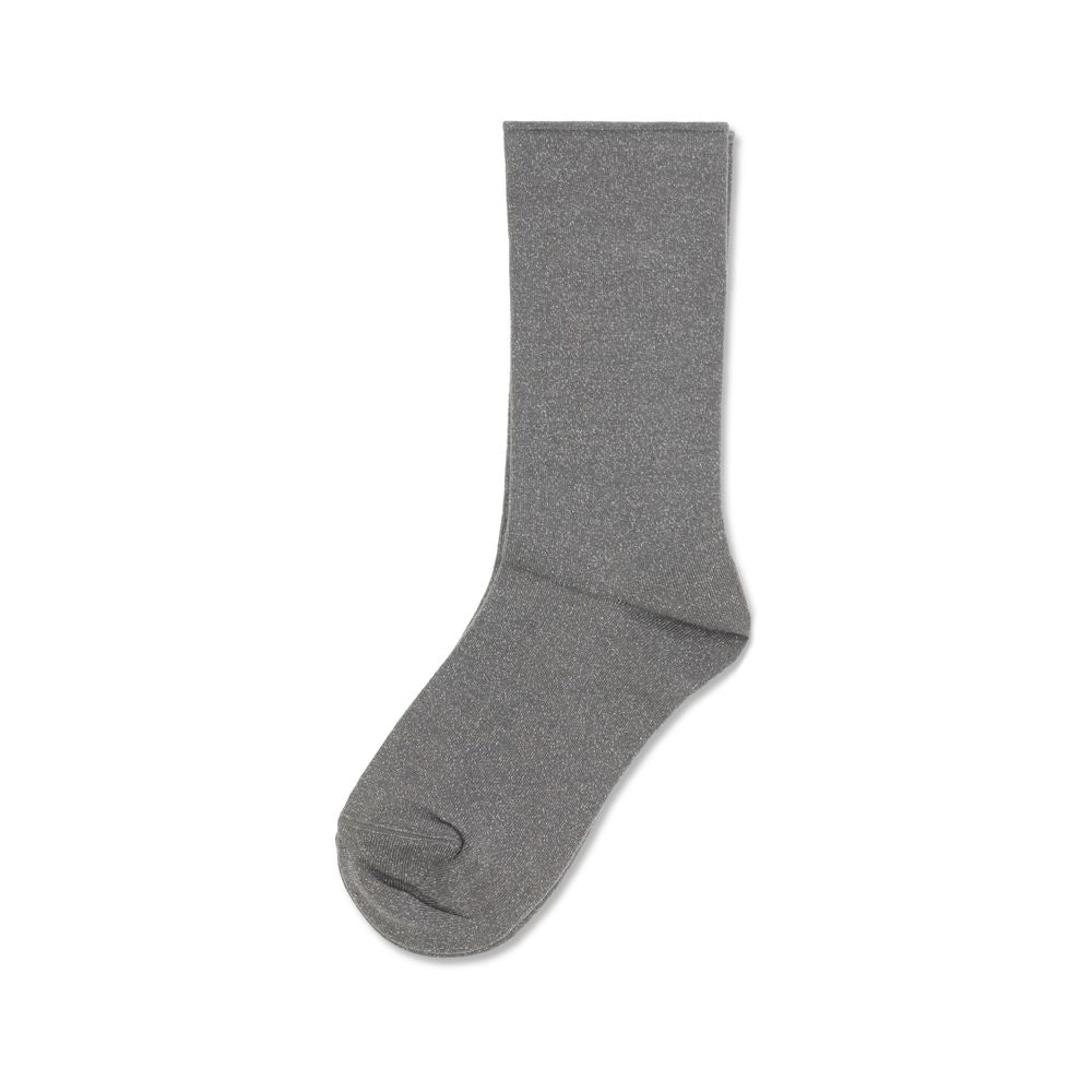 Cashmere Silk Blend Socks — Gray