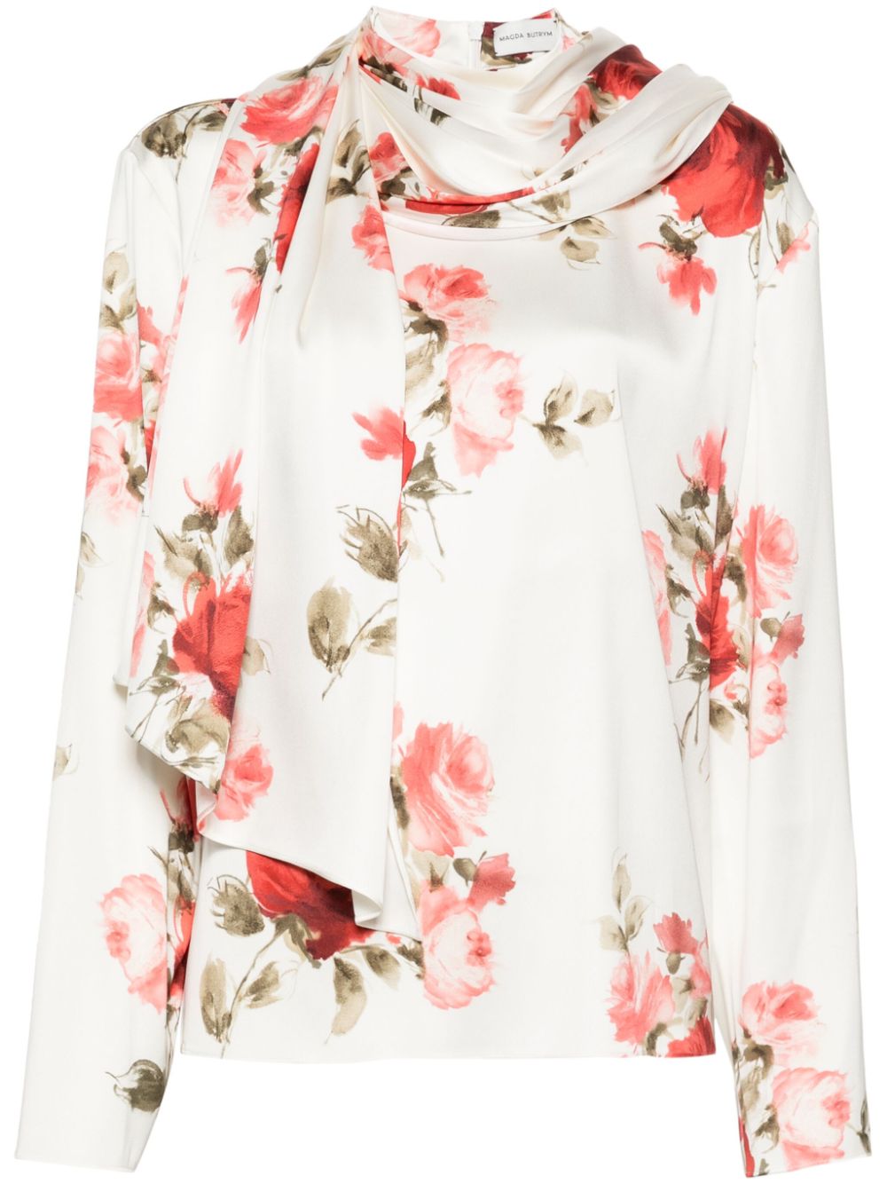 Floral blouse - White