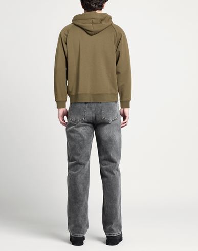 Yosuke Aizawa Man Sweatshirt Military green Size L Cotton, Polyester