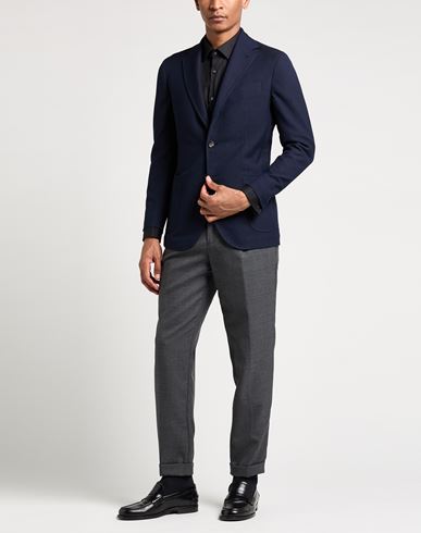 Man Blazer Navy Size 36 Wool