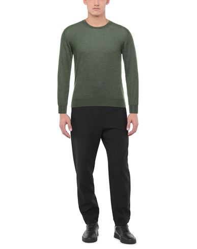 Man Sweater Military green Size 48 Cashmere, Silk