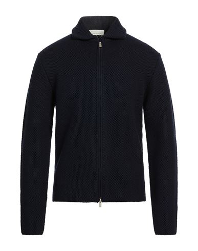 Man Cardigan Midnight blue Size 40 Merino Wool