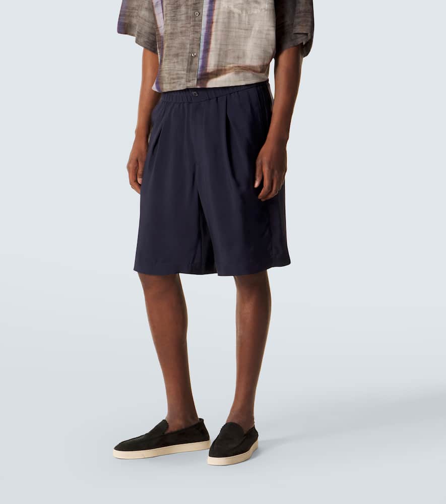 Natté Bermuda shorts