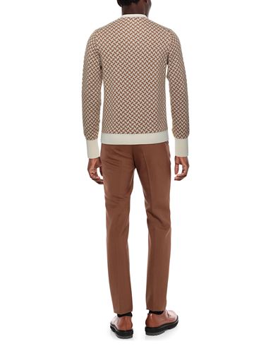 Man Sweater Beige Size 46 Cashmere