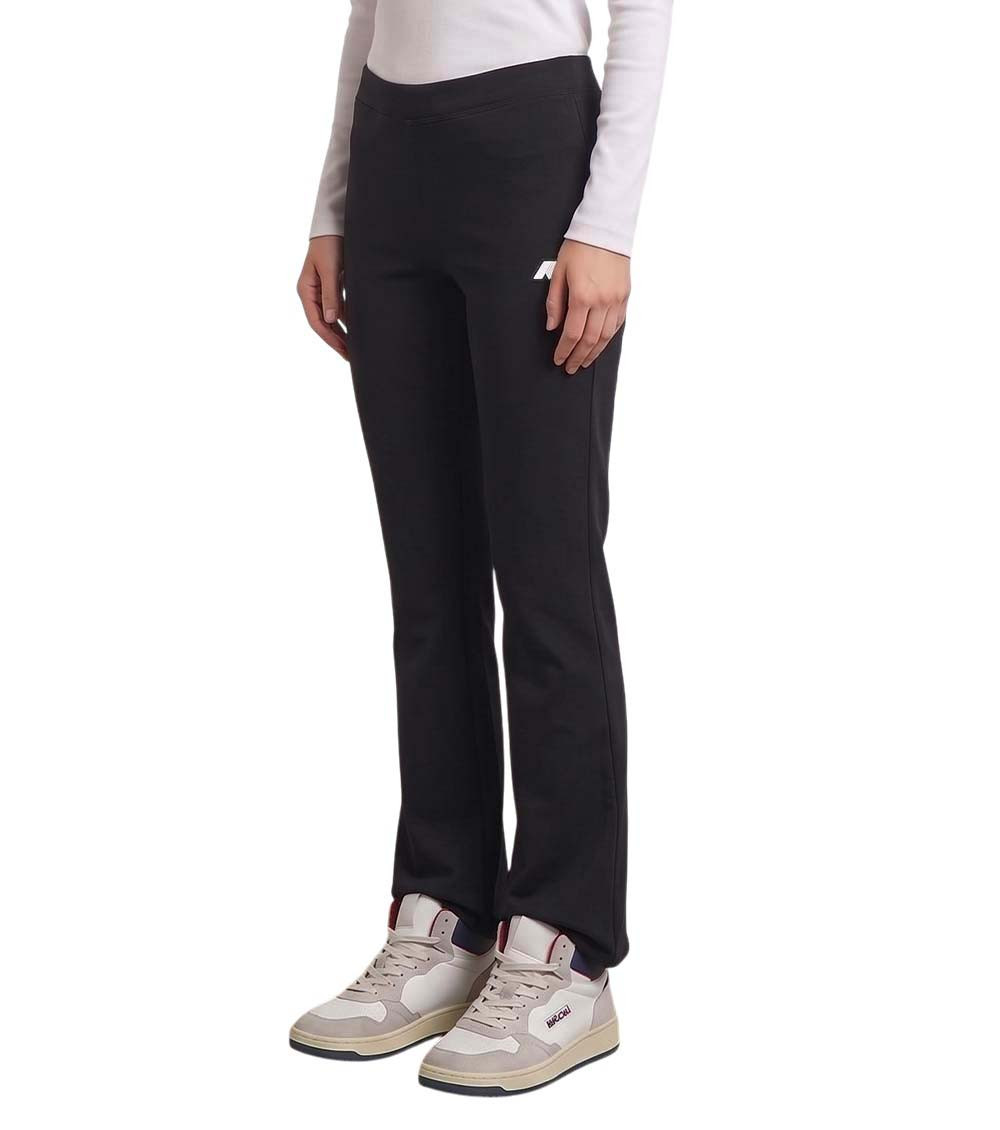 Black Regular Elasticated Pants