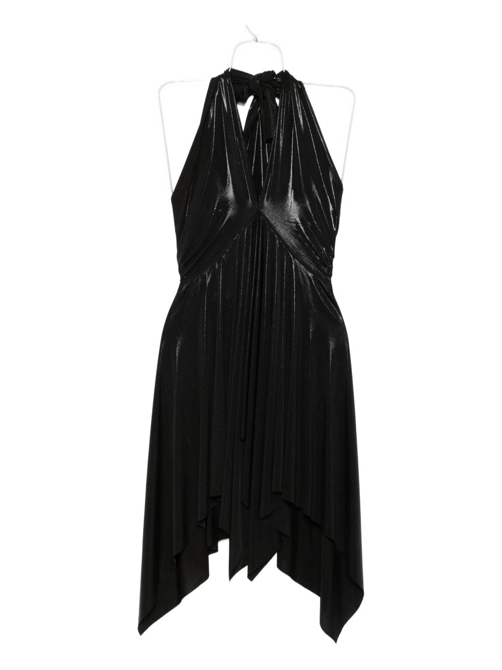 Halterneck mini dress - Black