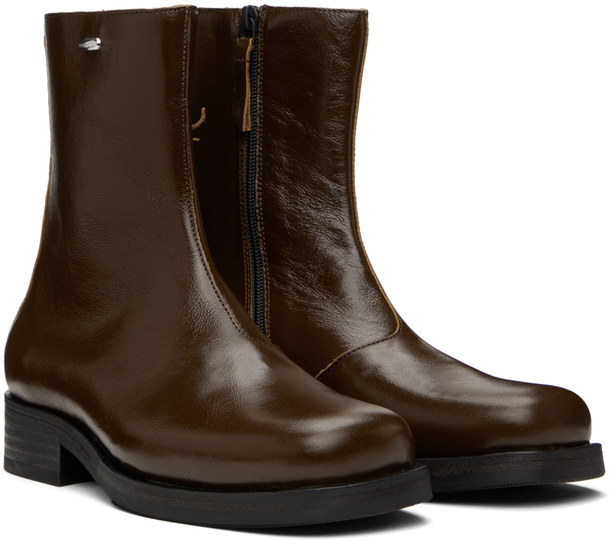 OUR LEGACY Brown Camion Boots