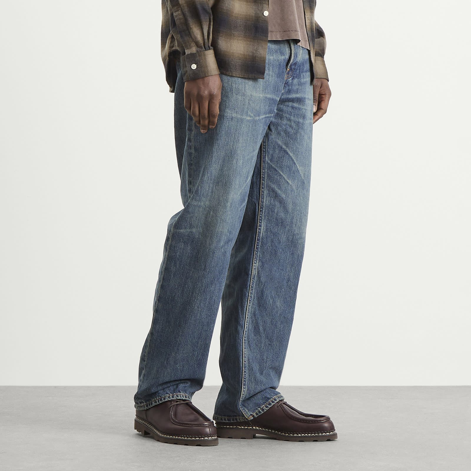 Men's Tuff Tony Wide Leg Jeans in Thriller Tracks