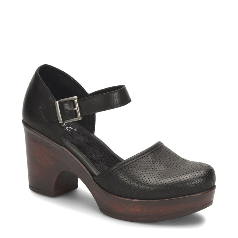 B. O.C. Women's Gia Platform Clog Shoes (Black)