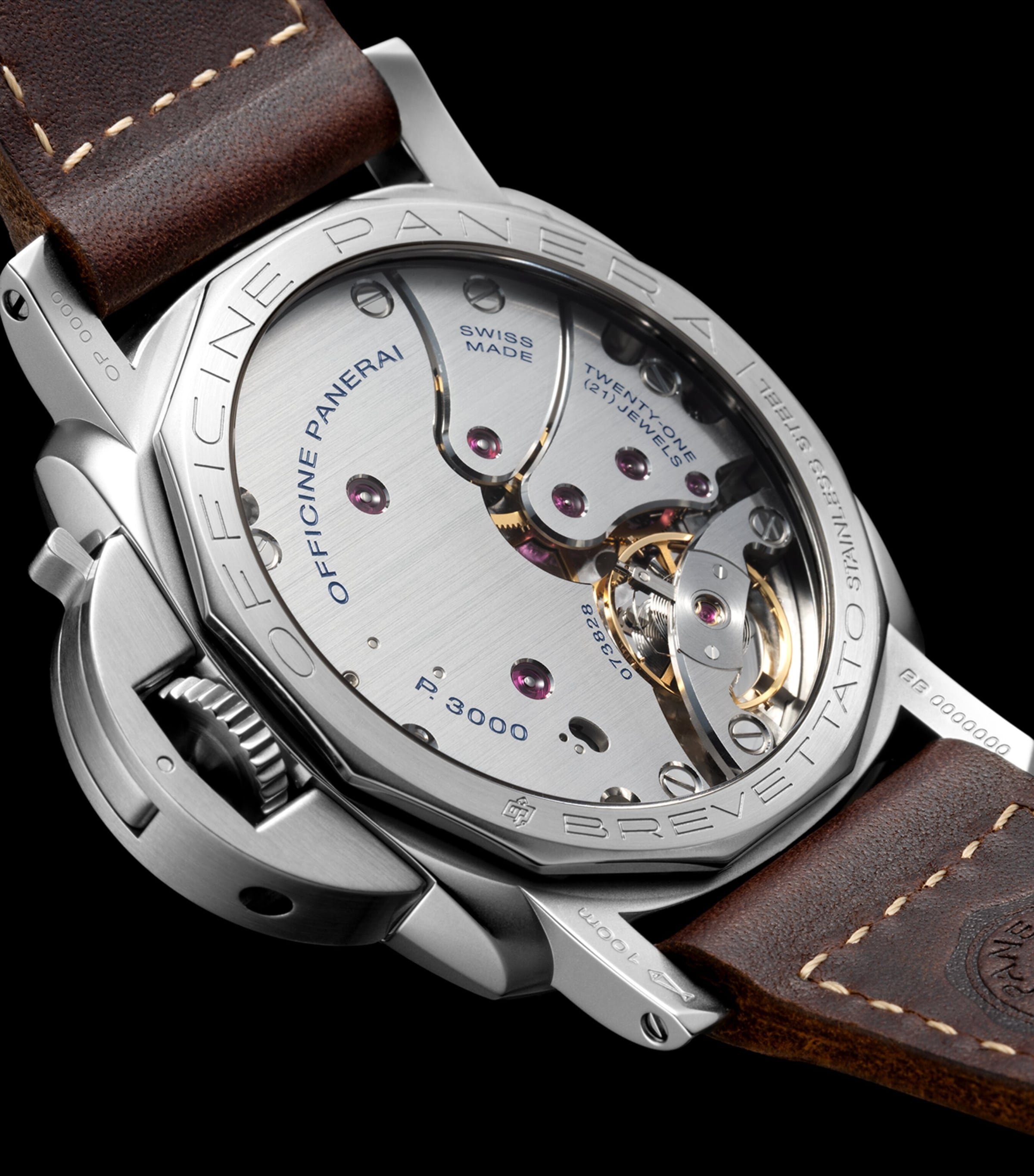 Stainless Steel Luminor Tre Giorni Watch