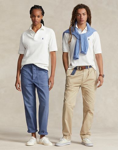 Man Polo shirt White